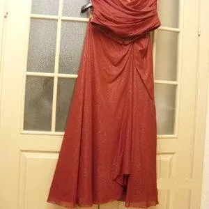 Платье вечернее бордового цвета 48-50 р-р